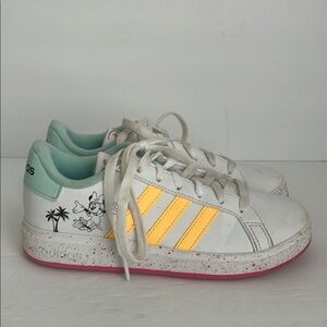 Adidas Grand Court x Disney Minnie Mouse Sneakers White 2
